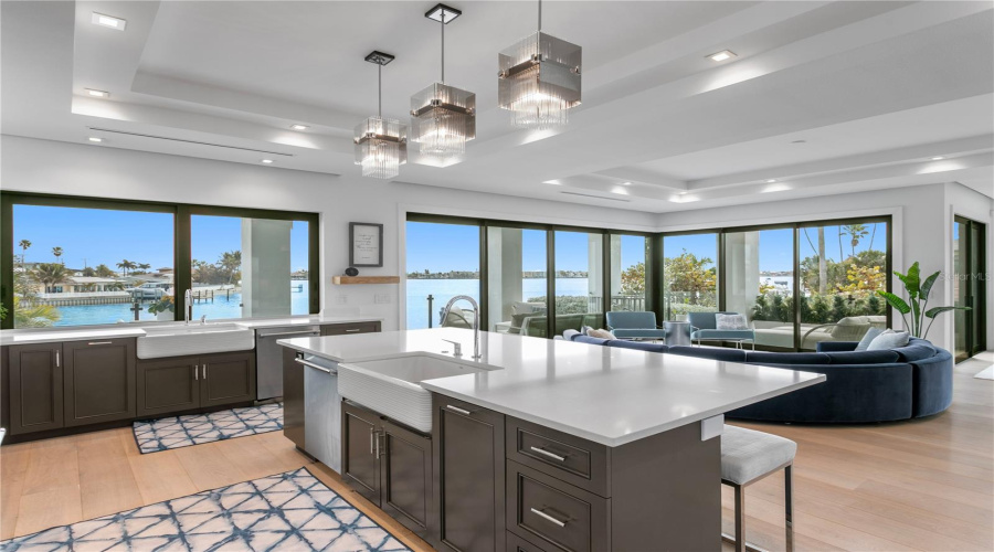Open Water View From The Kitchen