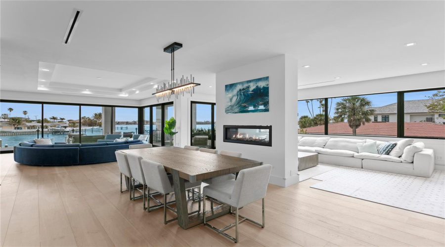 Dining Room, Hearth Room, And Great Room