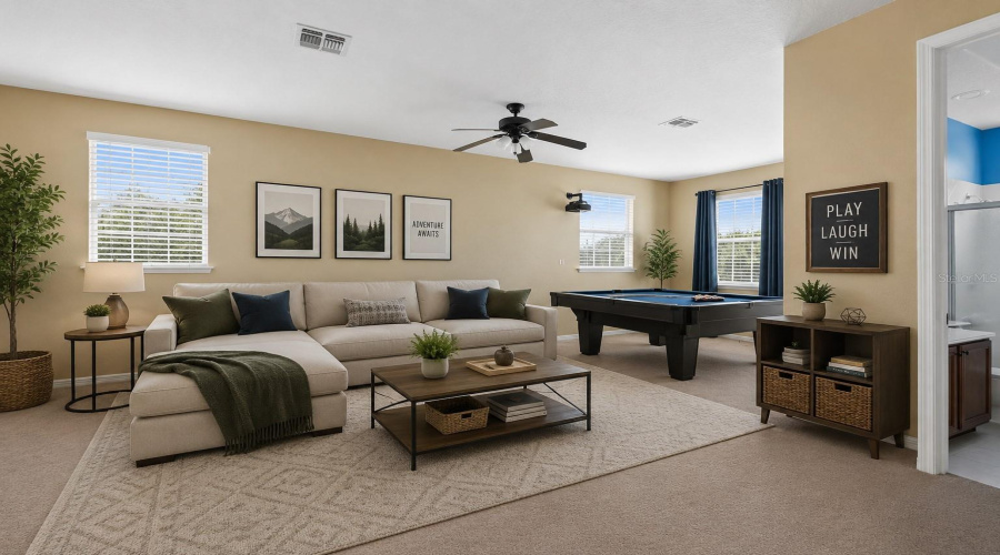 Upstairs Lolf/Game Room