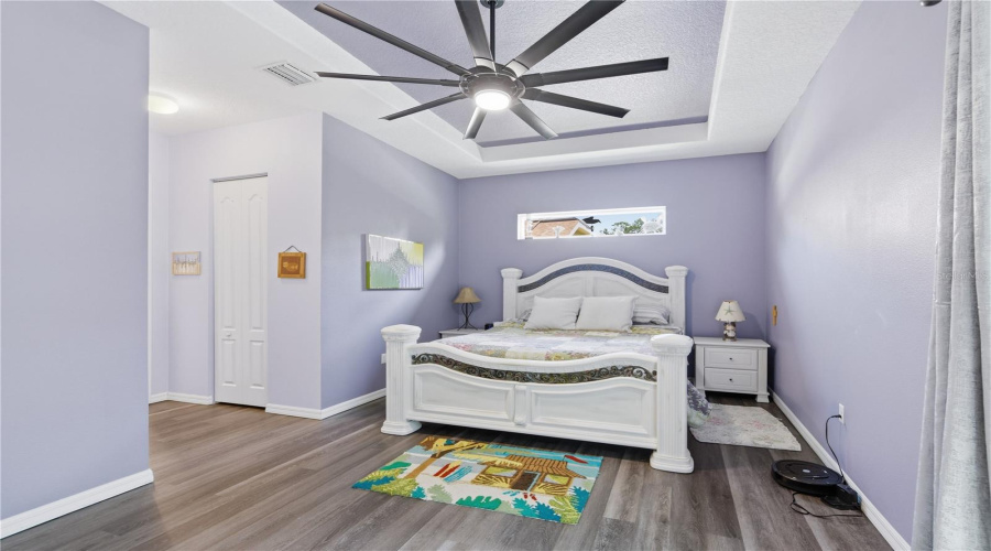 The Main Bedroom Has His And Her Walk-In Closets