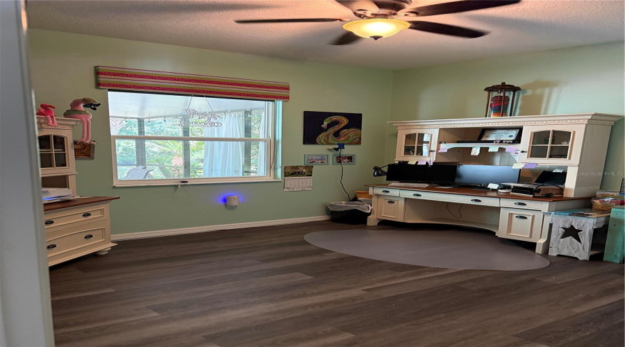 Bedroom #4 Being Used As An Office.