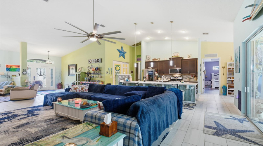 Living Room And Kitchen