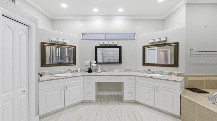 Owner Ensuite Bathroom With Dual Sinks