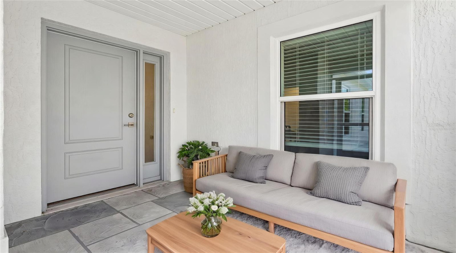 Screen Front Entry Porchvirtually Staged