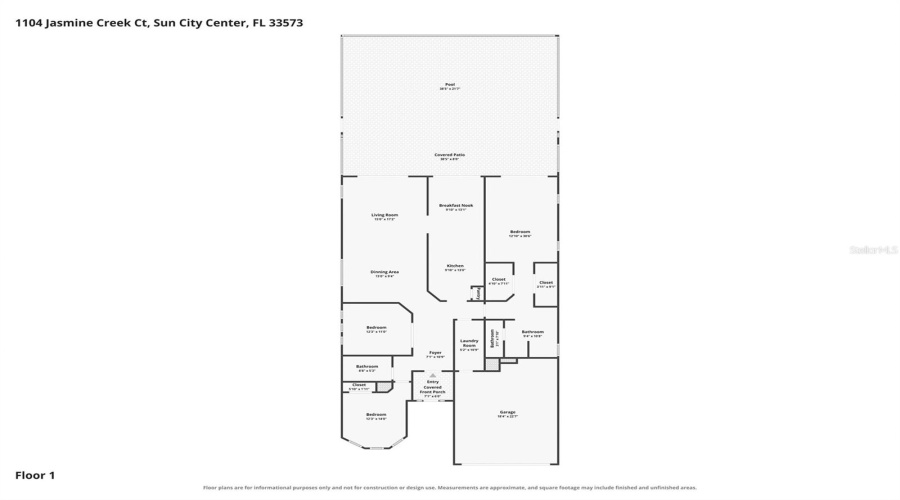 Sun City Center, Florida 33573, 2 Bedroom Bedrooms, ,2 Bathroombathrooms,Residential,For Sale,Jasmine Creek,0,Mfrtb8542581