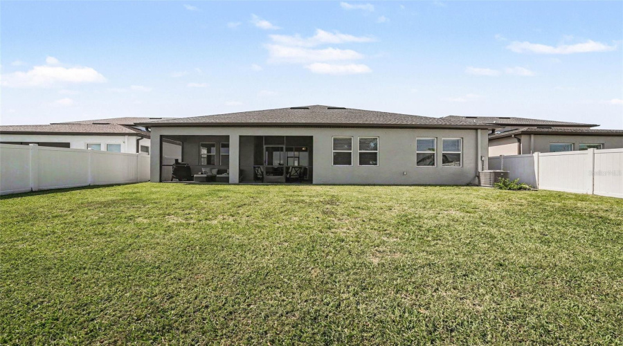 Oversized Private Fenced Backyard!