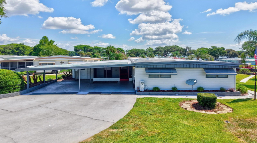 Canal Home W/2 Car Carport