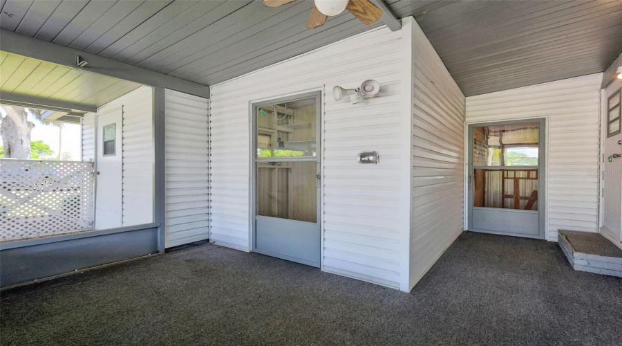 Laundry Room Within Screen Porch