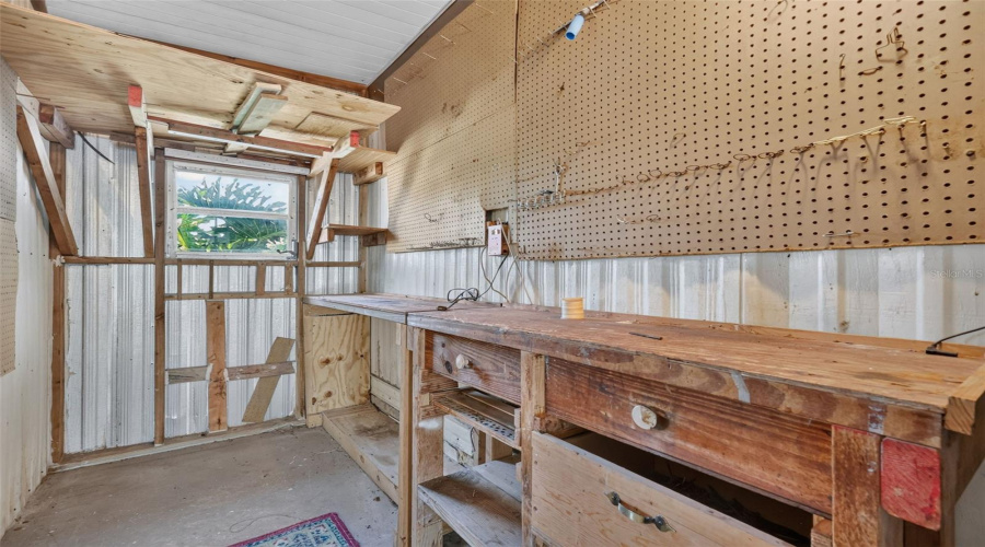 3Rd Shed W/Workbench