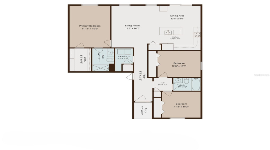 Spring Hill, Florida 34606, 3 Bedroom Bedrooms, ,2 Bathroombathrooms,Residential,For Sale,Mendota,0,Mfrtb8526483