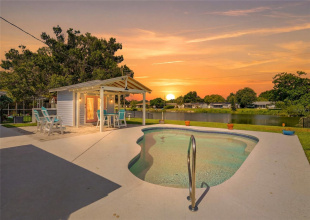 Resort style backyard