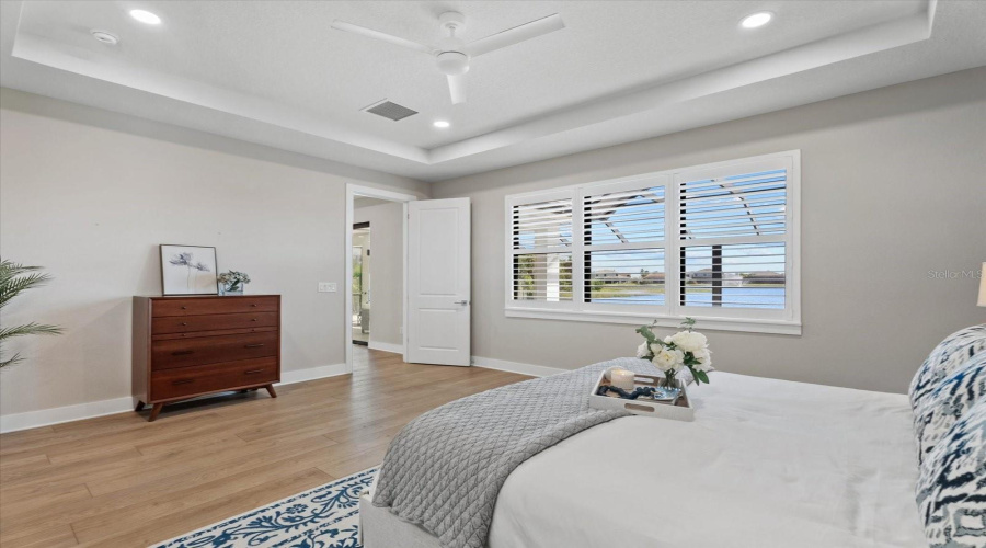 Primary Bedroom With Water Views