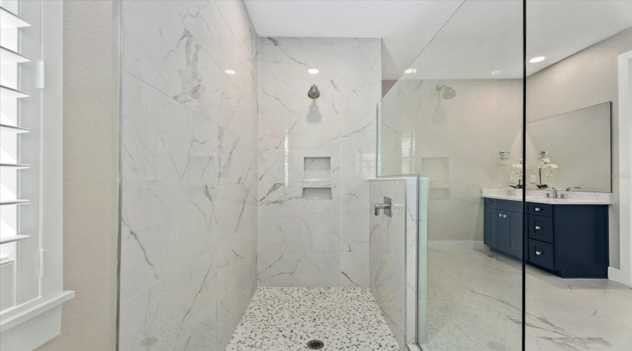 Primary Bathroom With Walk-In Shower