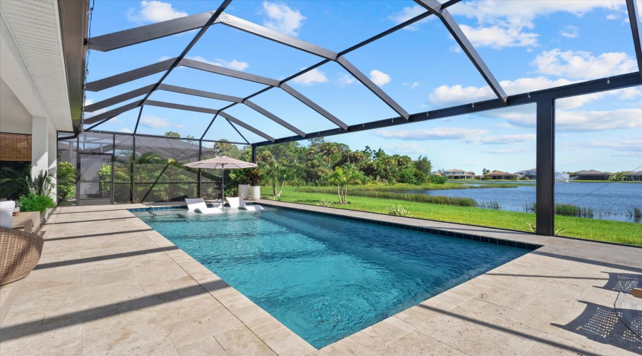Large Saltwater Pool With Water Views