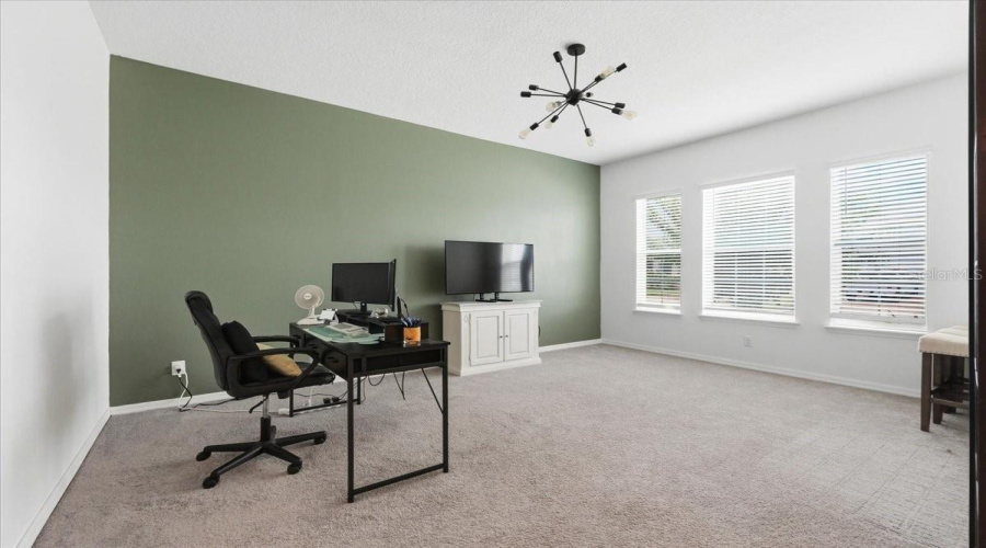 A Beautifully Scaled Flex Space With Abundant Natural Light Offers The Freedom To Create Your 4Th Bedroom, Executive Office Or Space Entirely Your Own.