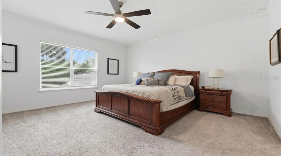 Serene And Generously Proportioned, The Primary Suite Offers A Peaceful Retreat With Room To Unwind After A Long Day.
