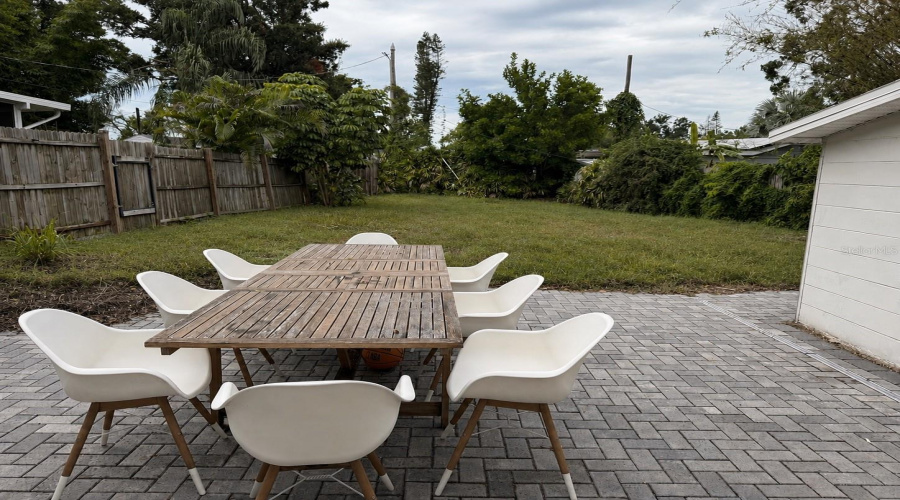 Backyard, Brick Paver Patio