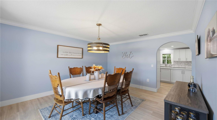 Dining Room Conveniently Located Just Off The Kitchen