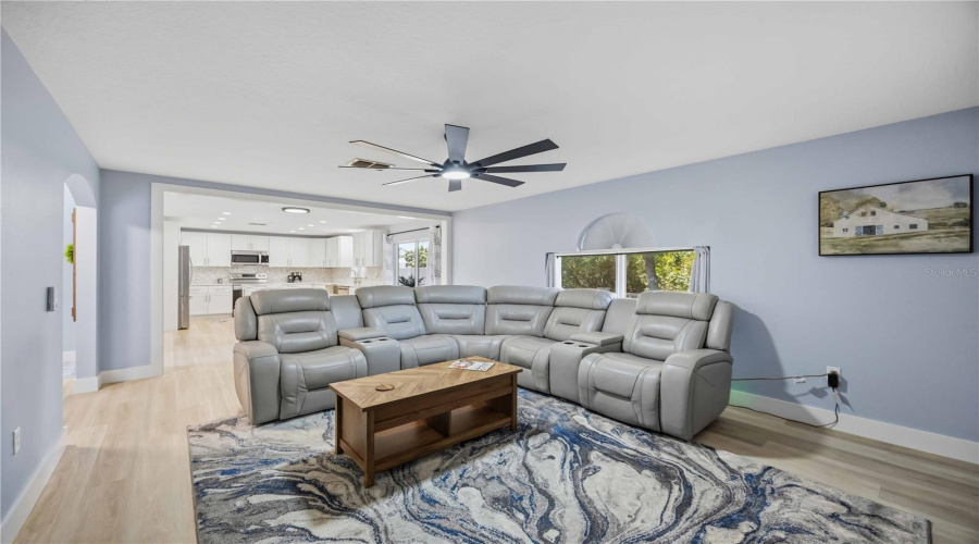Great Room-1St Floor With View Of Kitchen