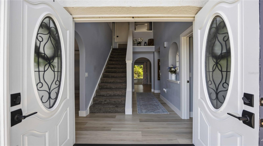 Double Door Entry To The Foyer