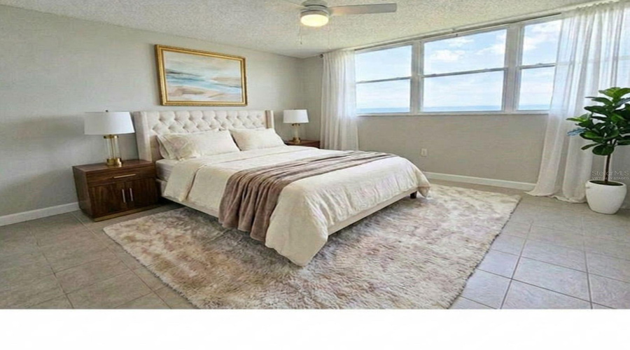 Virtually Staged Bedroom