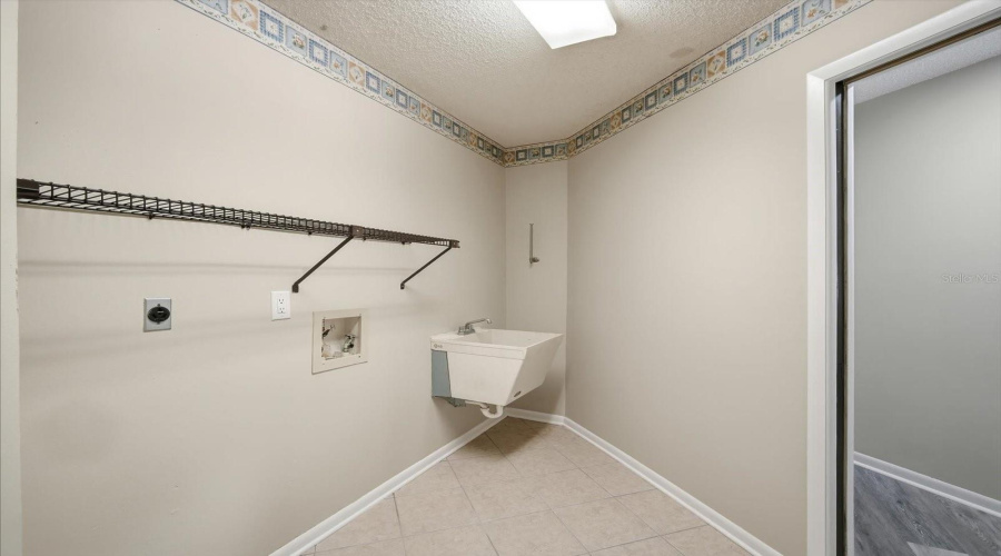 Spacious Indoor Laundry Room