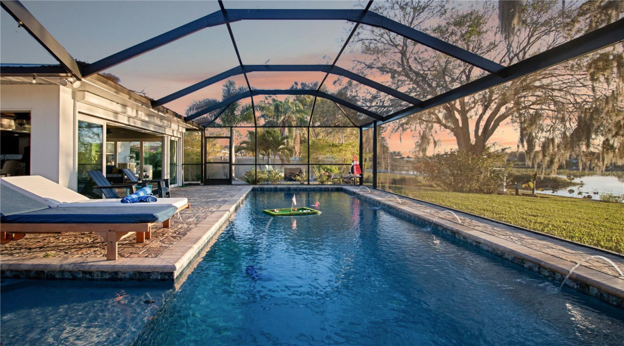 Heated Saltwater Lap Pool