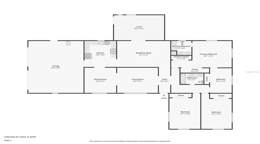 Eustis, Florida 32726, 4 Bedroom Bedrooms, ,2 Bathroombathrooms,Residential,For Sale,Hermosa,0,Mfrg5116979