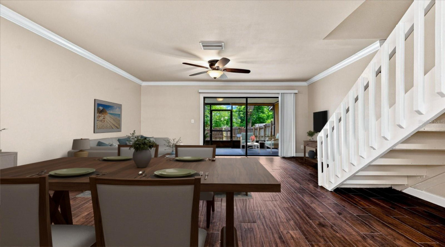Dining Area - Virtually Staged