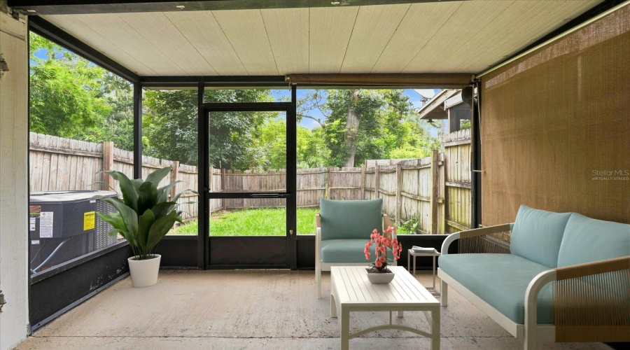 Outdoor Living Space - Virtually Staged