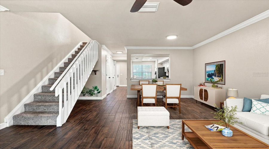 Living Area - Virtually Staged