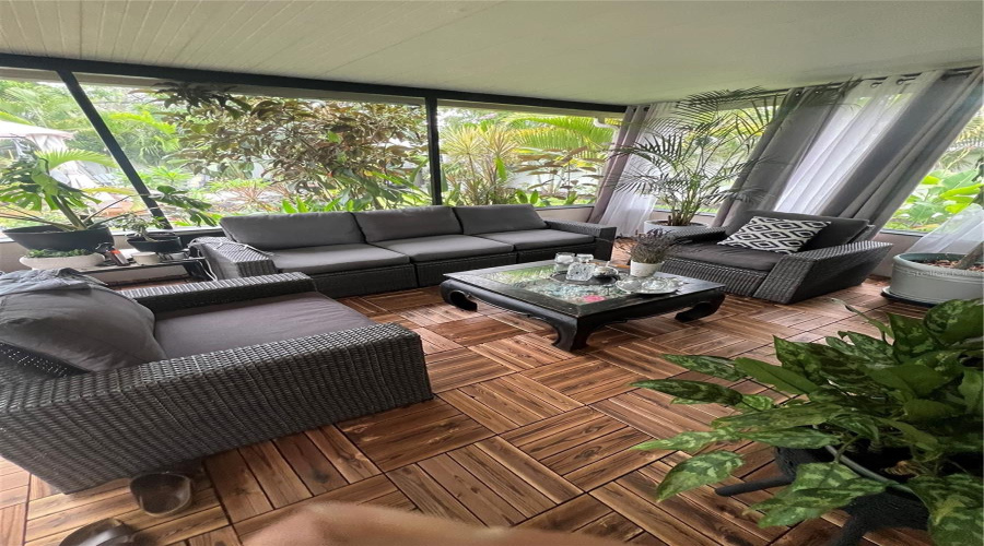 Former Lanai Photo When Home Was Occupied.