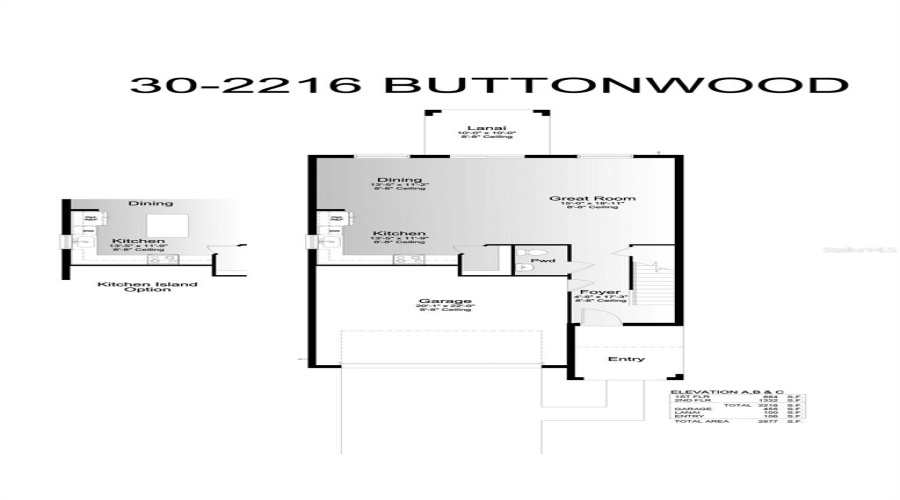 Buttonwood Floorplan First Floor