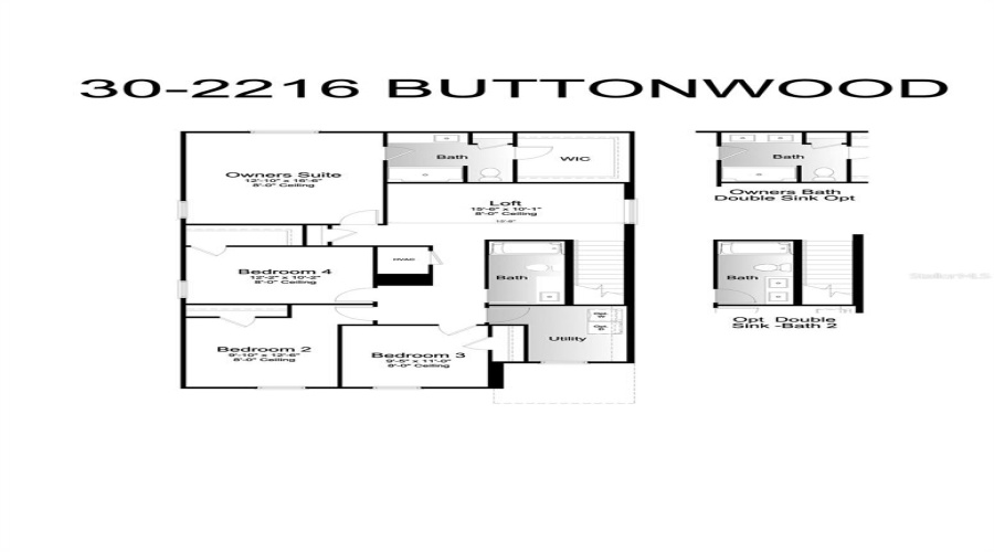 Buttonwood Floorplan Second Floor