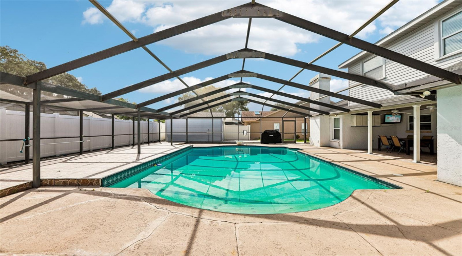 Solar Heated Pool