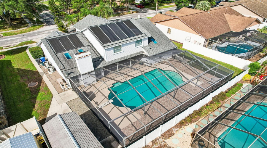 Ariel View Of Home