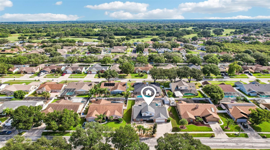 Ariel View Of Neighborhood