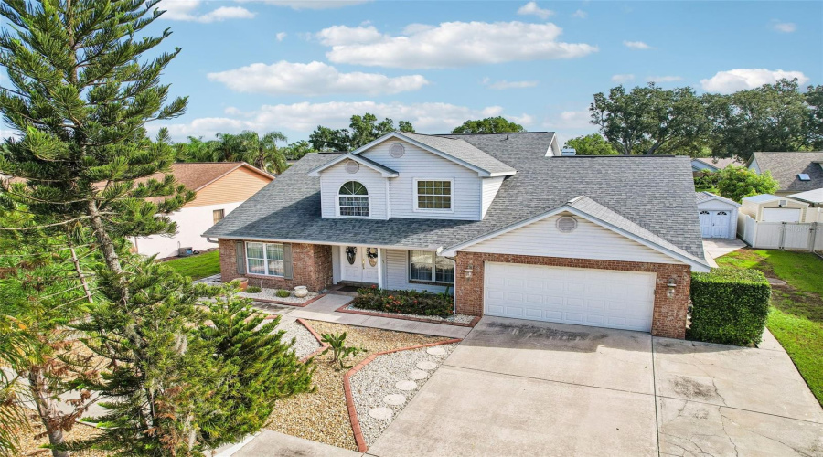 Ariel View Of Home