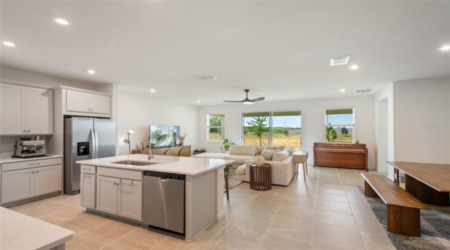 Beautiful Unobstructed View Of The Rear Common Space That Is Maintained By The Hoa.