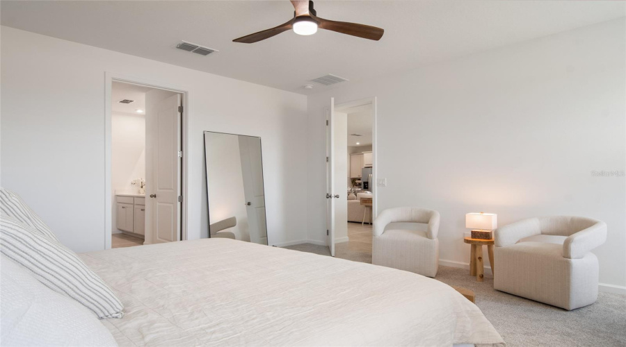 From The Primary Bedroom Easy Access To The Primary Bathroom And Walk In Closet.