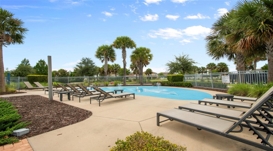The Splash Pad Is Fenced For Security