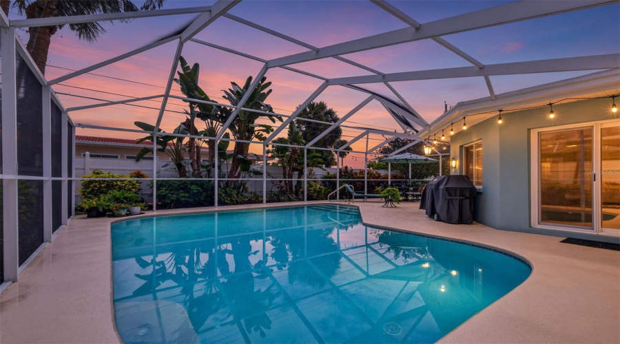 Twilight Pool View