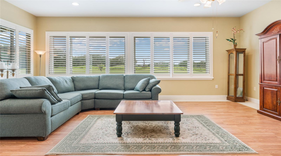 Family Room Staged