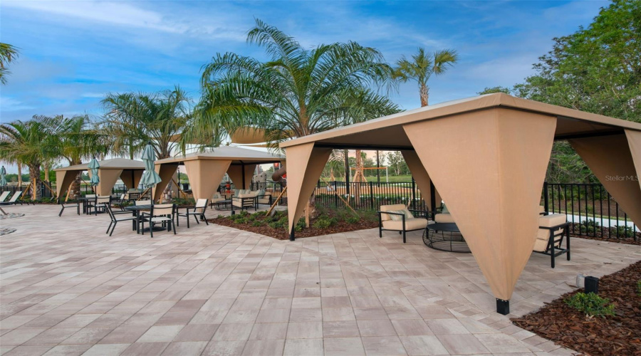 Poolside Cabanas