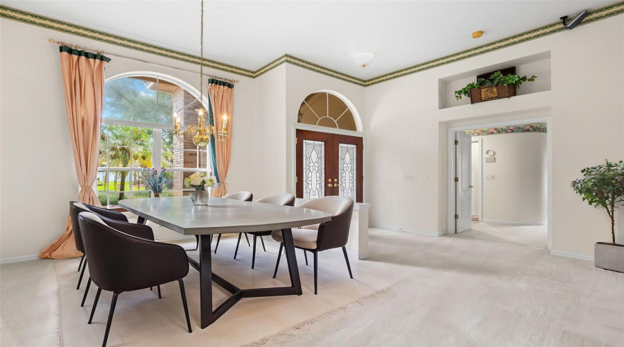 Virtually Staged Dining Room