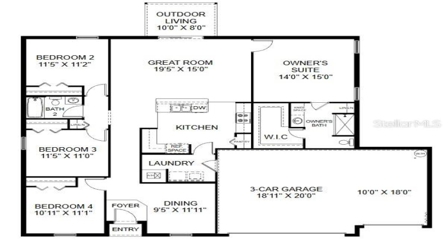 Ocala, Florida 34473, 4 Bedroom Bedrooms, ,2 Bathroombathrooms,Residential,For Sale,167Th,0,Mfrc7530014