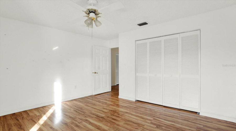 A Second View Of The Second Bedroom, Showing The Closet.
