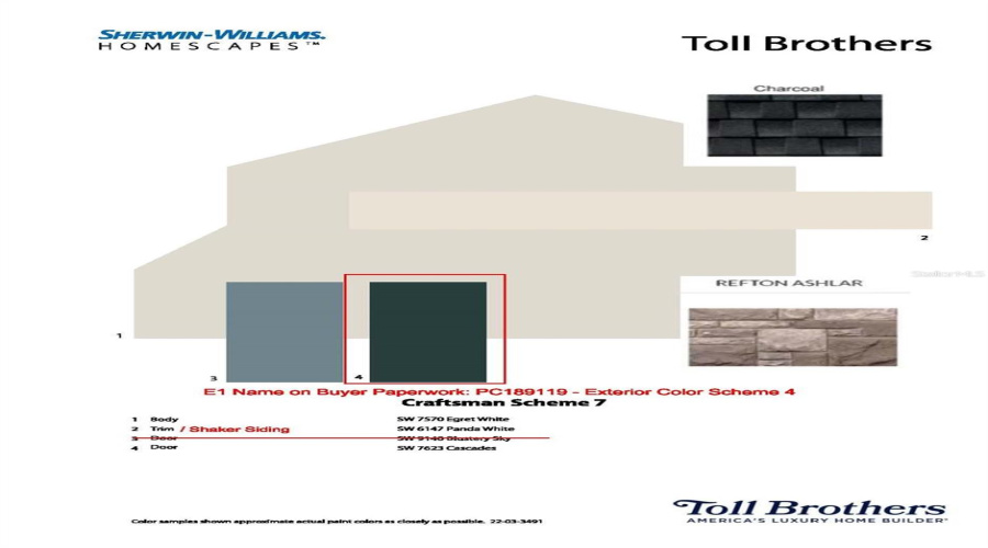 Exterior Paint Color Scheme