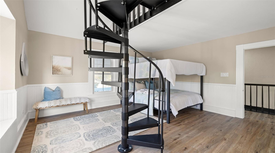 Bedroom 2 Upstairs Main House, Bunk Beds