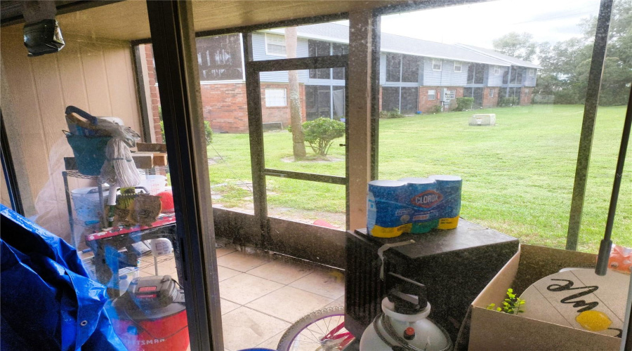 Rear Screened Patio